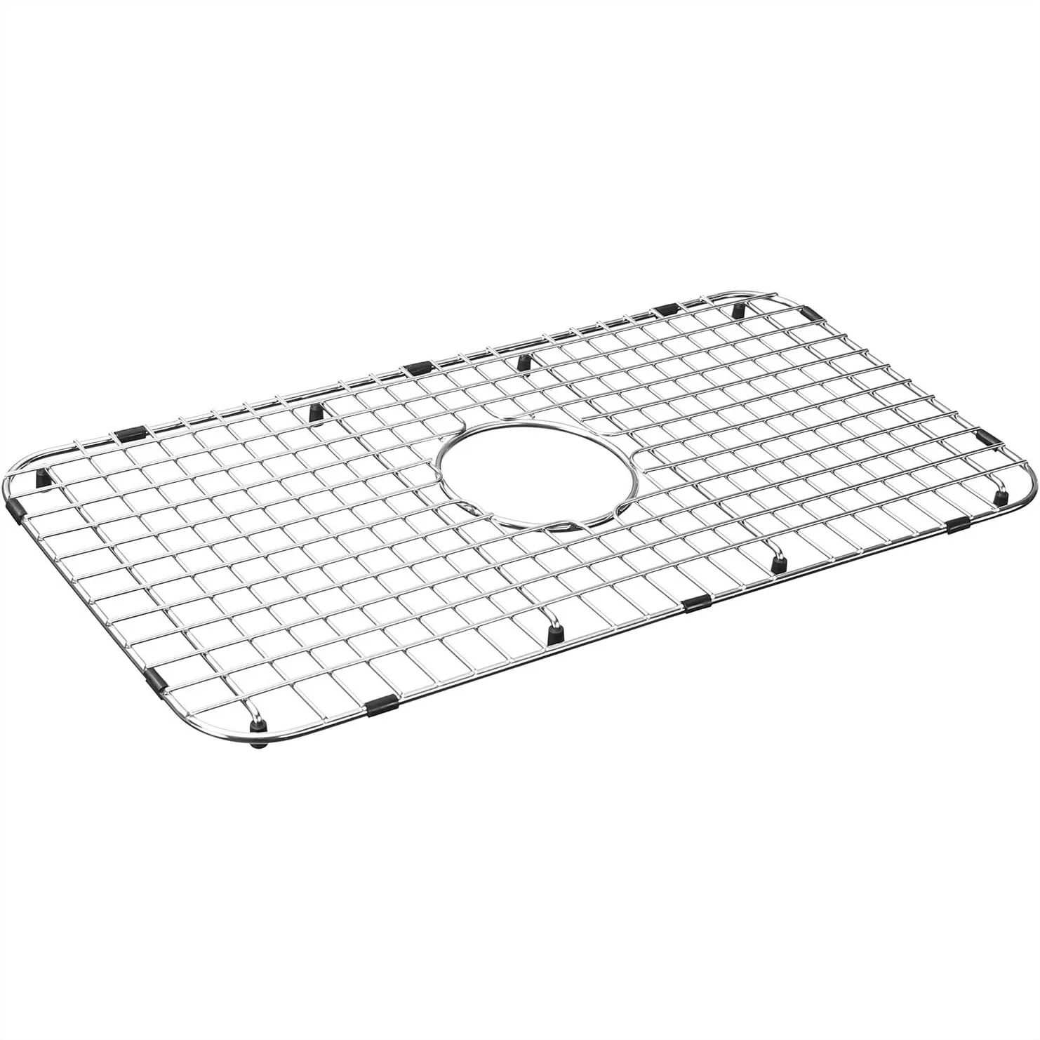 Stainless Steel Sink Bottom Grid 25-1/8" x 12-7/8", Centered Drain with 1-1/2" Corner Radius, 304 Premium Grid for Kitchen Sink
Stainless Steel Sink Bottom Grid 25-1/8" x 12-7/8", Centered Drain with 1-1/2" Corner Radius, 304 Premium Grid for Kitchen Sink