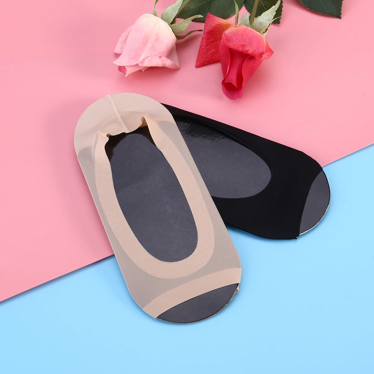3 Pairs Invisible Peep Toe Socks Non-slip Heel Grip Low Cut Ankle Liner Toeless Socks (Black & Beige)
3 Pairs Invisible Peep Toe Socks Non-slip Heel Grip Low Cut Ankle Liner Toeless Socks (Black & Beige)