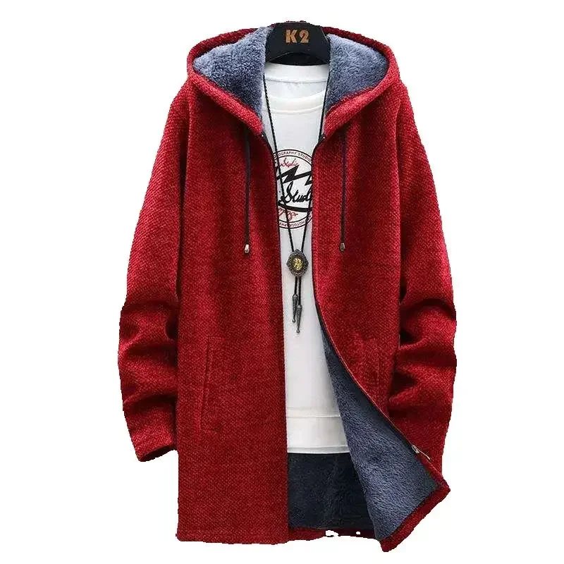 Winter Fleece Cardigan Men Thick Hooded Sweaters Coats Mens Warm Knitted Sweater Jackets Causal Hoodie Cardigan Mens Clothin
Winter Fleece Cardigan Men Thick Hooded Sweaters Coats Mens Warm Knitted Sweater Jackets Causal Hoodie Cardigan Mens Clothin