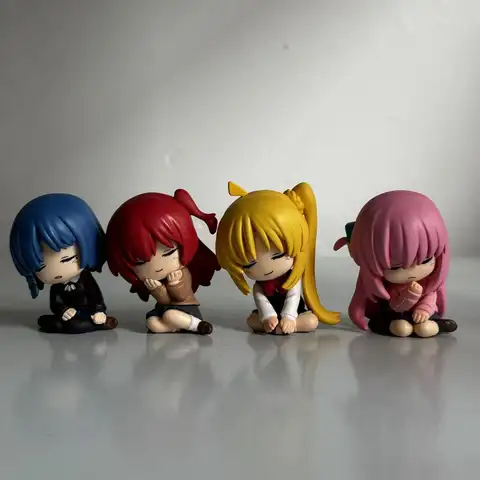 Bocchi The Rock! Sleeping Series Gashapon Toys Hitori Gotoh Ikuyo Kita Nijika Ijichi Ryo Yamada Lovely Figure Model Toys