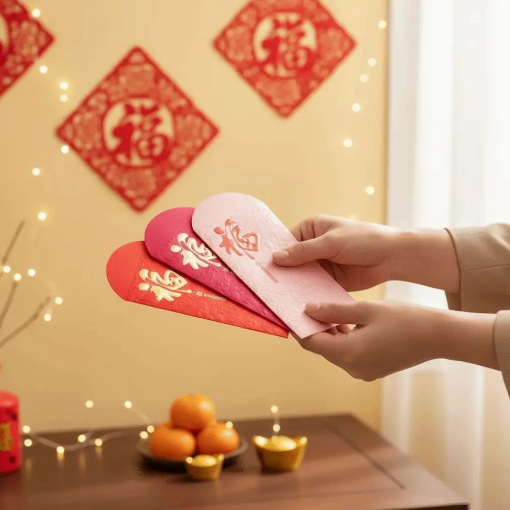 10Pcs/Set Blessing New Year Red Envelopes Thickened Paper Spring Festival Envelope Universal Lucky Money Pockets
10Pcs/Set Blessing New Year Red Envelopes Thickened Paper Spring Festival Envelope Universal Lucky Money Pockets