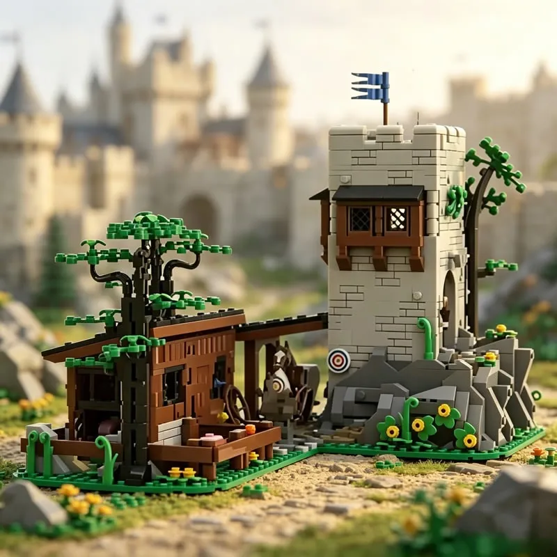 Ancient European Watch Tower Castle Fortress Building Blocks Vintage Scenery Model Bricks Educational Assembly Toy Xmas Gift
Ancient European Watch Tower Castle Fortress Building Blocks Vintage Scenery Model Bricks Educational Assembly Toy Xmas Gift