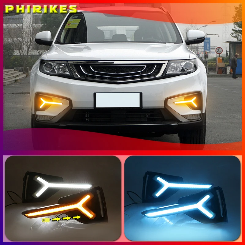 2Pcs Car LED Daytime Running Light Fog Lamp Frame Fog Light for Geely Boyue Proton X70 2018
2Pcs Car LED Daytime Running Light Fog Lamp Frame Fog Light for Geely Boyue Proton X70 2018