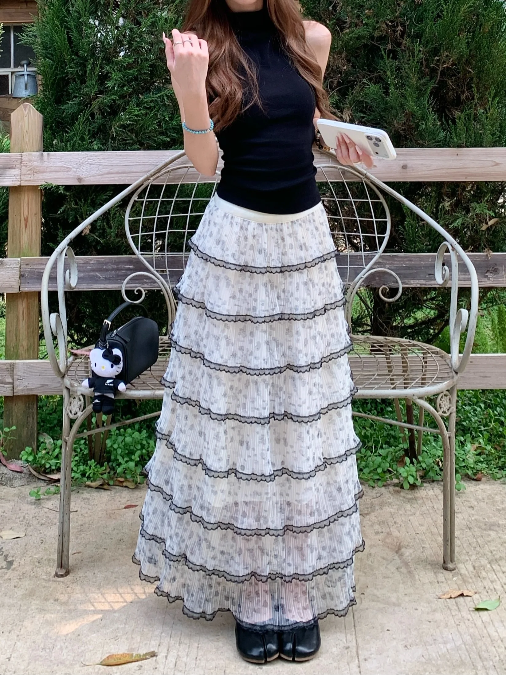 Gentle Wind Layered Ruffle Mesh Skirt High Waist Slim A-Line Skirt for Women Summer New Style Korean Style Commute
Gentle Wind Layered Ruffle Mesh Skirt High Waist Slim A-Line Skirt for Women Summer New Style Korean Style Commute
