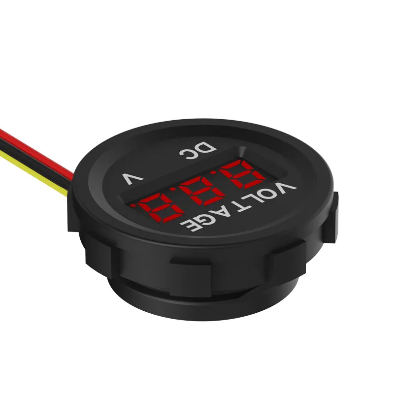 Circular Digital Display DC LED Voltmeter DC4-30V Waterproof Universal Digital Display Meter Reverse Connection Protection
Circular Digital Display DC LED Voltmeter DC4-30V Waterproof Universal Digital Display Meter Reverse Connection Protection