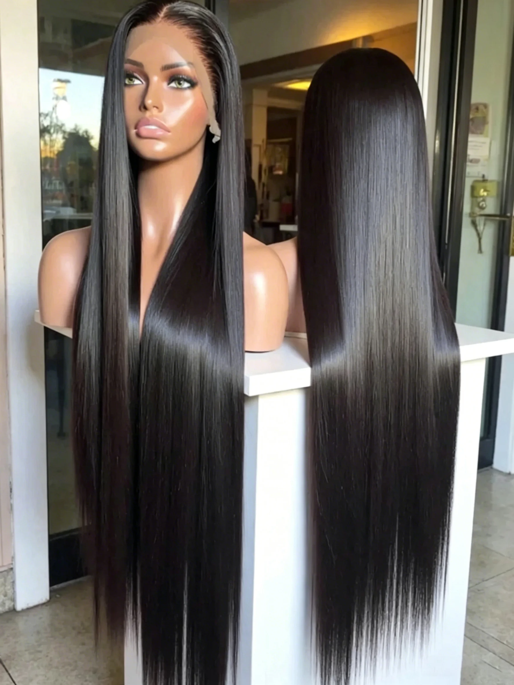30inch Straight Wig Human Hair Wig 13x4 13x6 Transparent Lace Front Wigs Wear And Go 200% Density For Women Pre Natural Black Color 5x5 4x4 Pre Cut Glueless HD Lace Closure Wigs
30inch Straight Wig Human Hair Wig 13x4 13x6 Transparent Lace Front Wigs Wear And Go 200% Density For Women Pre Natural Black Color 5x5 4x4 Pre Cut Glueless HD Lace Closure Wigs