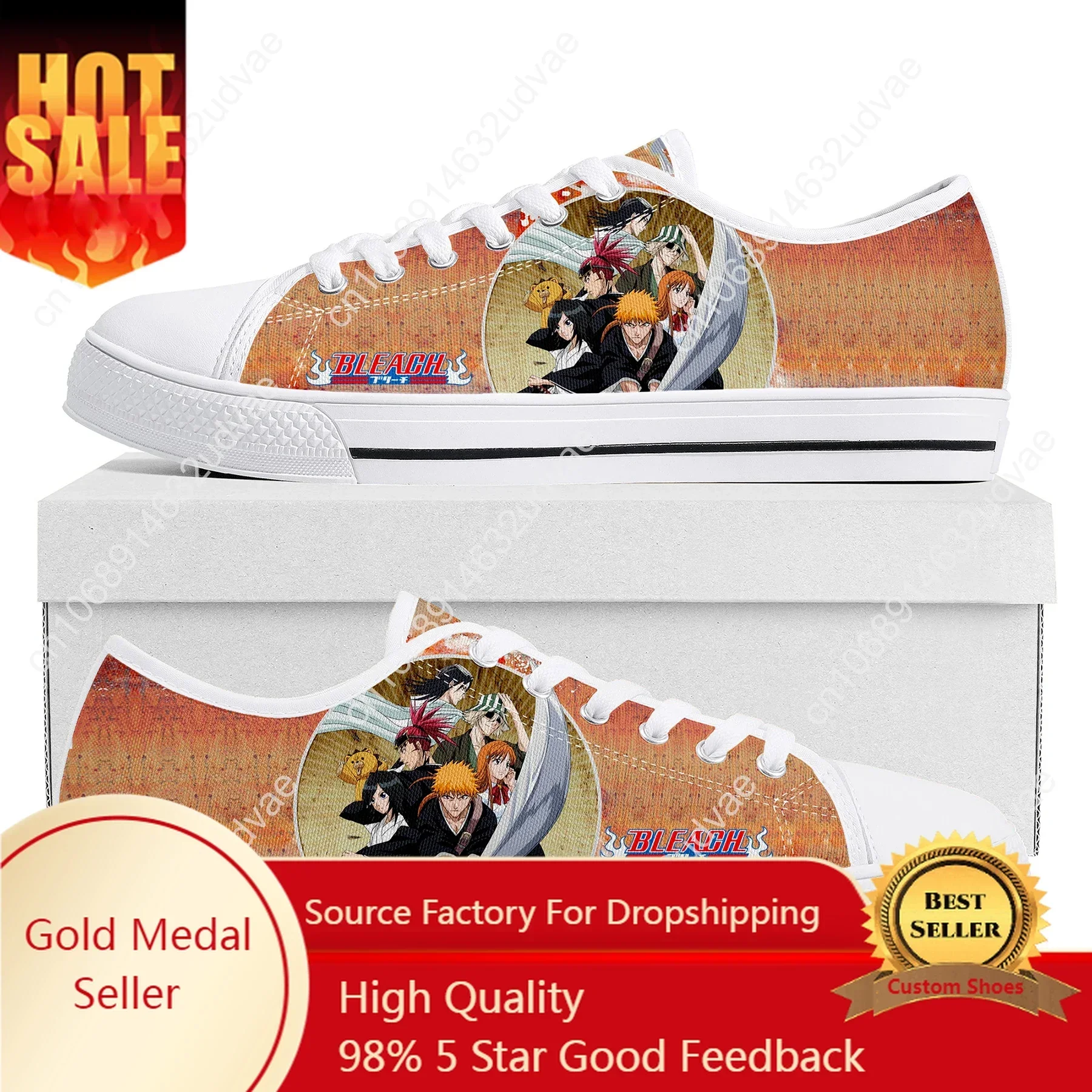 Низкие кроссовки Bleach Kurosaki Ichigo, мужские и женские парусиновые кроссовки высокого качества для подростков, повседневная обувь для пар, белая обувь на заказ 
Низкие кроссовки Bleach Kurosaki Ichigo, мужские и женские парусиновые кроссовки высокого качества для подростков, повседневная обувь для пар, белая обувь на заказ