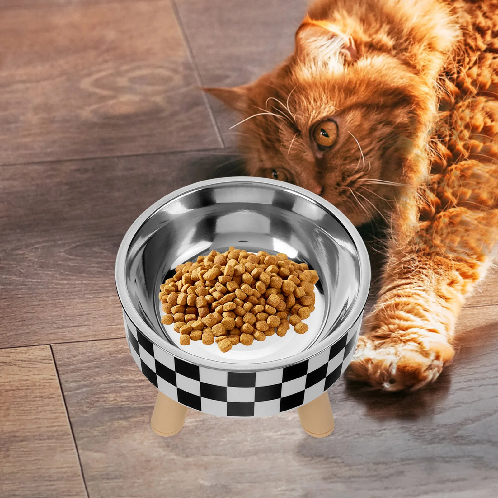 Anti Spill Cat Bowl Elevated Pet Feeding Dish Stainless Steel Cat Food Bowl Neck Comfortable Raised Dog Bowls
Anti Spill Cat Bowl Elevated Pet Feeding Dish Stainless Steel Cat Food Bowl Neck Comfortable Raised Dog Bowls
