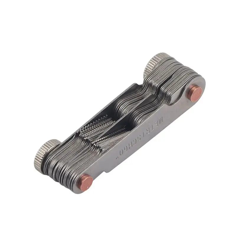 HLZS-Metric Thread Gauge, 60 And 55 Degree, Screw Pitch Measuring Instrument, Thread Plug Gage Tool B
HLZS-Metric Thread Gauge, 60 And 55 Degree, Screw Pitch Measuring Instrument, Thread Plug Gage Tool B