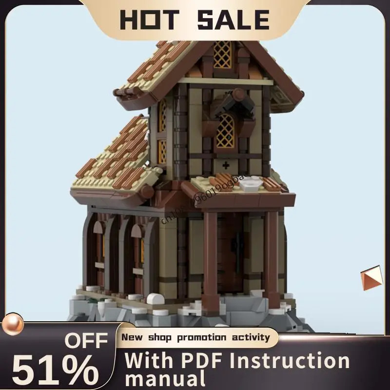 New 1007Pcs Moc European Medieval Street View Chapel of Solitude Castle Model Diy Creative Ideas Child Toy Birthday Gift Blocks
New 1007Pcs Moc European Medieval Street View Chapel of Solitude Castle Model Diy Creative Ideas Child Toy Birthday Gift Blocks