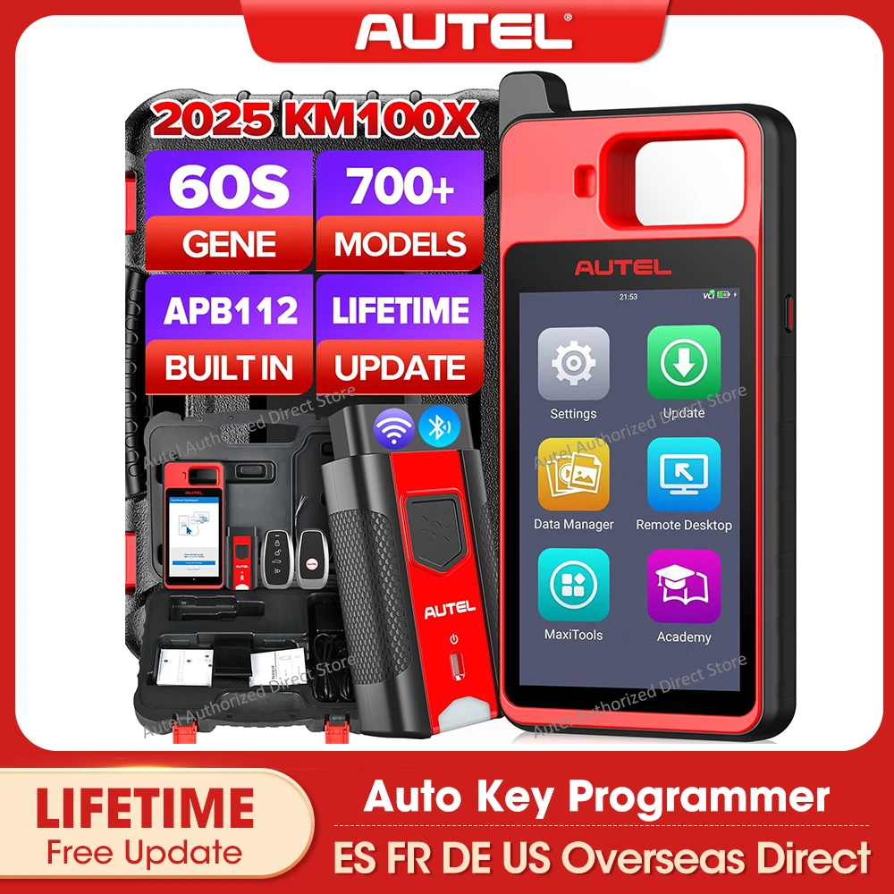 Autel MaxiIM KM100X Универсальный генератор ключей KM100 Брелок для программирования Инструменты иммобилайзер 60-х годов Ключевое поколение Пожизненное бесплатное обновление
Autel MaxiIM KM100X Универсальный генератор ключей KM100 Брелок для программирования Инструменты иммобилайзер 60-х годов Ключевое поколение Пожизненное бесплатное обновление
