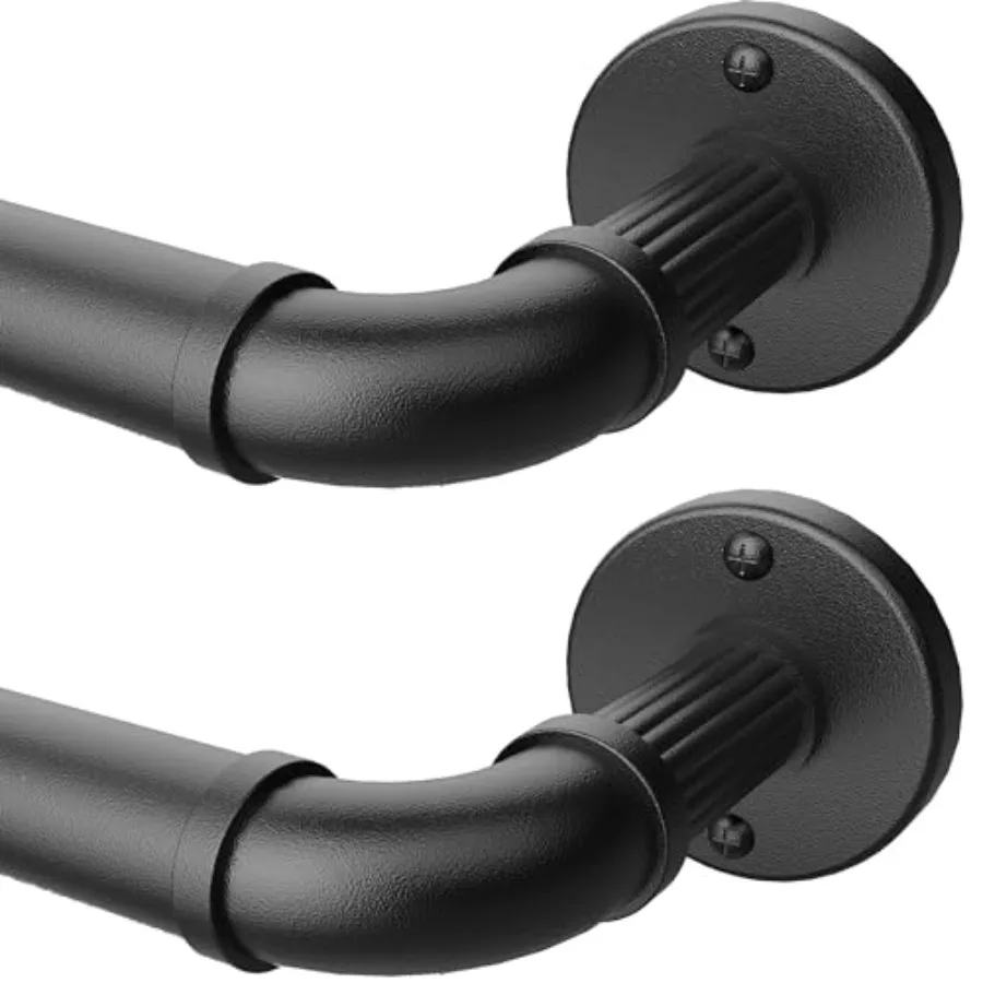Blk Curin Rods 72 to 44" 6-2Ft for owOutdoor Rods Indtrial h e tic Wr And Rod Brkets Sie rods Indoor/Outdoor e Set of 2
Blk Curin Rods 72 to 44" 6-2Ft for owOutdoor Rods Indtrial h e tic Wr And Rod Brkets Sie rods Indoor/Outdoor e Set of 2