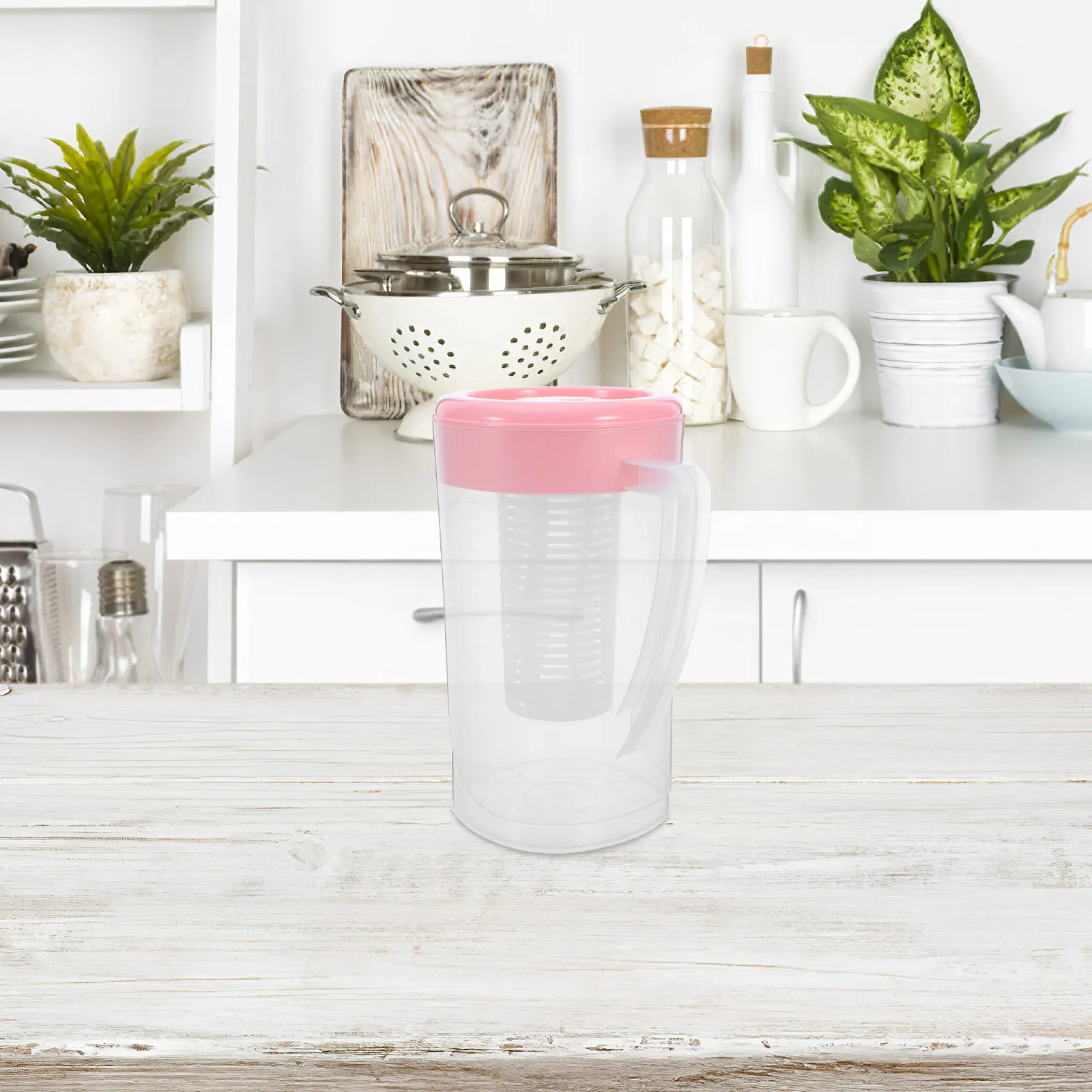 2L Large Capacity Plastic Water Pitcher Fruit Infuser Lid Handle Tea Filtering Pitcher Clear Plastic Drink Dispenser for Kitchen
2L Large Capacity Plastic Water Pitcher Fruit Infuser Lid Handle Tea Filtering Pitcher Clear Plastic Drink Dispenser for Kitchen