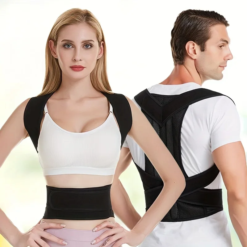 1pcStraight Back Posture Corrector Shoulder Lumbar Brace Spine Support Belt Adjustable Corset Correction Body Improve with Plate
1pcStraight Back Posture Corrector Shoulder Lumbar Brace Spine Support Belt Adjustable Corset Correction Body Improve with Plate