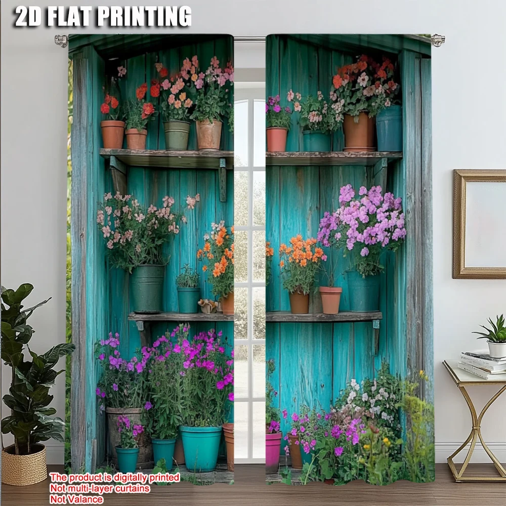 2pcs, Curtains&Window Treatment 2D print Botanical Flower Durable 100% Polyester Fabric (without rod) Thermal Insulation, and
2pcs, Curtains&Window Treatment 2D print Botanical Flower Durable 100% Polyester Fabric (without rod) Thermal Insulation, and