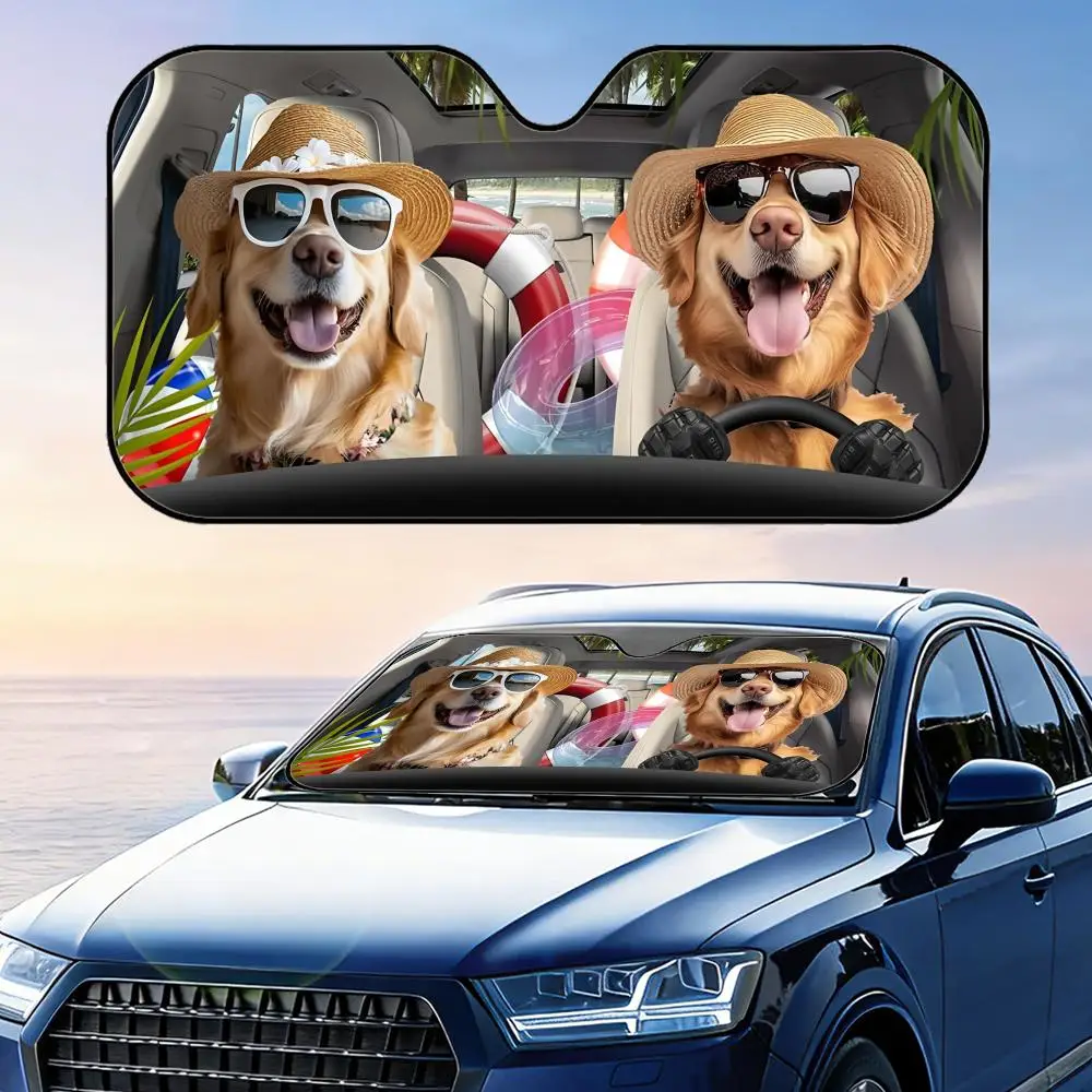 Солнцезащитный козырек для автомобиля с рисунком собаки за рулем, многоразовый, из алюминиевой фольги, защита от УФ-излучения, теплоизоляция, накидка на лобовое стекло
Солнцезащитный козырек для автомобиля с рисунком собаки за рулем, многоразовый, из алюминиевой фольги, защита от УФ-излучения, теплоизоляция, накидка на лобовое стекло