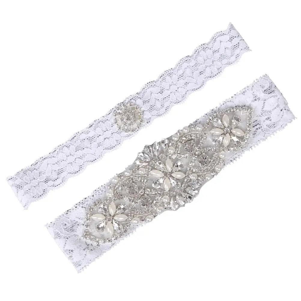 2PCS Rhinestone Lace Garters Elastic Beaded Adjustable Leg Rings for Wedding Prom Party Satin Bride Bridesmaid Gifts
2PCS Rhinestone Lace Garters Elastic Beaded Adjustable Leg Rings for Wedding Prom Party Satin Bride Bridesmaid Gifts