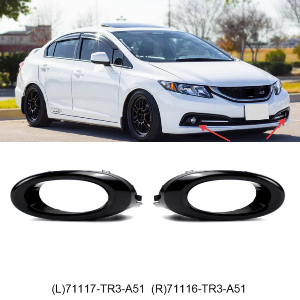 CivicFor Honda Civic (FB6/2) 2014-2015 автомобильный передний бампер противотуманная фара крышка OE: 71117-TR3-A51/71116-TR3-A51
CivicFor Honda Civic (FB6/2) 2014-2015 автомобильный передний бампер противотуманная фара крышка OE: 71117-TR3-A51/71116-TR3-A51