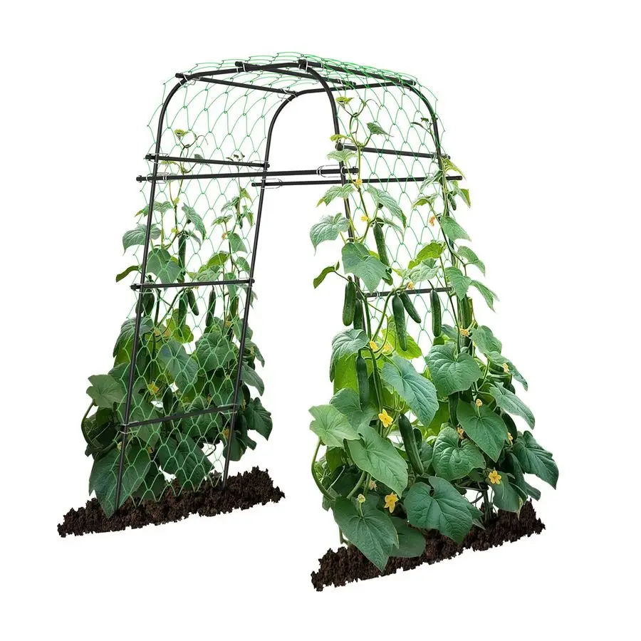 Arch Plant Trellis for Climbing Plants Outdoor, Cucumber Trellis for Raised Bed, Grape Metal,Arbor Trellis Plant Support Flower
Arch Plant Trellis for Climbing Plants Outdoor, Cucumber Trellis for Raised Bed, Grape Metal,Arbor Trellis Plant Support Flower