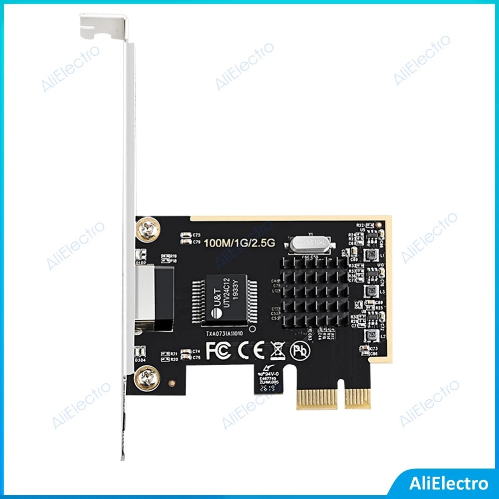 NEW PCIe PCI Express Network Lan Card 100/1000M/2.5G RJ45 Network adapter RJ45 RTL8152 Chipset
NEW PCIe PCI Express Network Lan Card 100/1000M/2.5G RJ45 Network adapter RJ45 RTL8152 Chipset