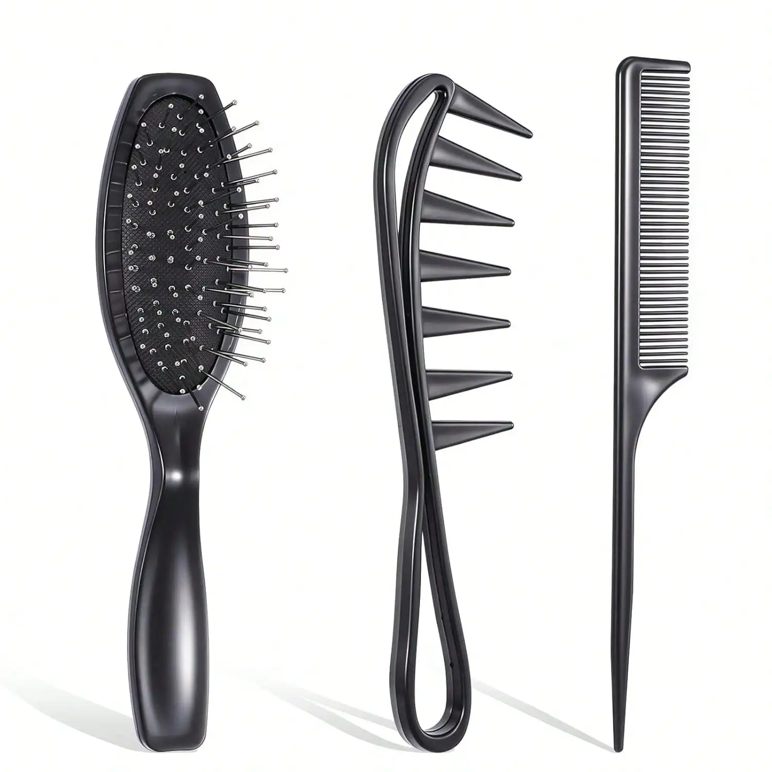 3 Pieceswig Comb Set With Stainless Steel Wire To Remove Knots, Comb Tips, And Tail Comb Wig Brush Suitable For Daily Wig Hairstyle Care, Portable Wig And Care Accessories.
3 Pieceswig Comb Set With Stainless Steel Wire To Remove Knots, Comb Tips, And Tail Comb Wig Brush Suitable For Daily Wig Hairstyle Care, Portable Wig And Care Accessories.