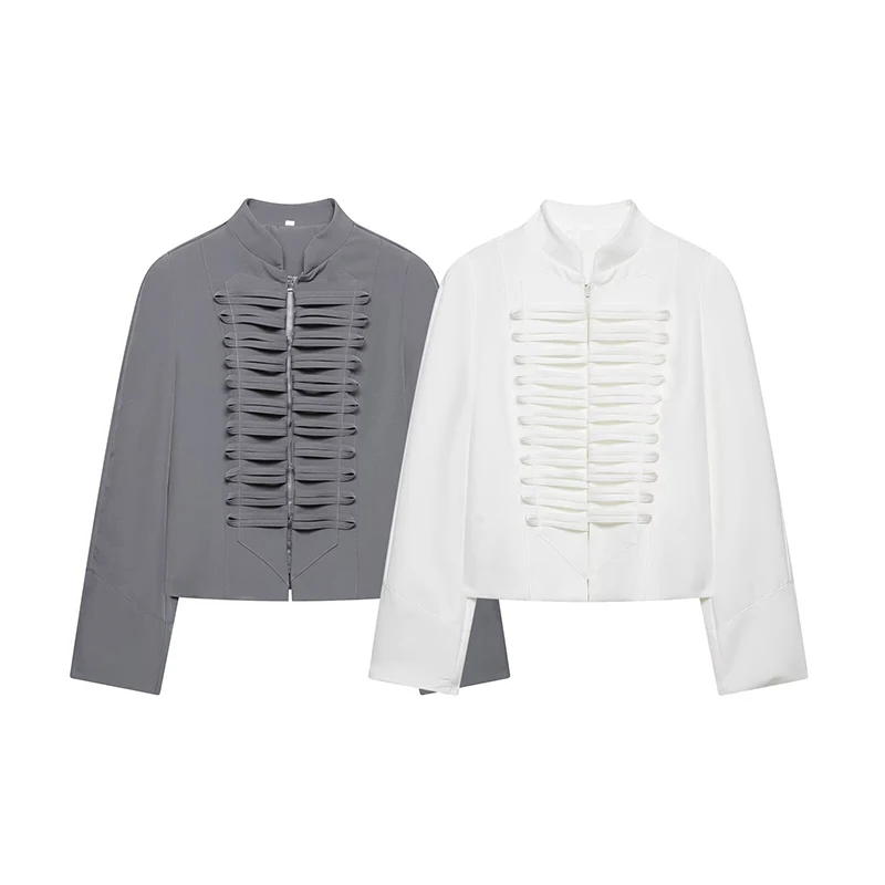 2026 Summer Women's Casual Blazer Coat Long Sleeve Short Fashion Jacket Elegant Women's Outerwear
2026 Summer Women's Casual Blazer Coat Long Sleeve Short Fashion Jacket Elegant Women's Outerwear