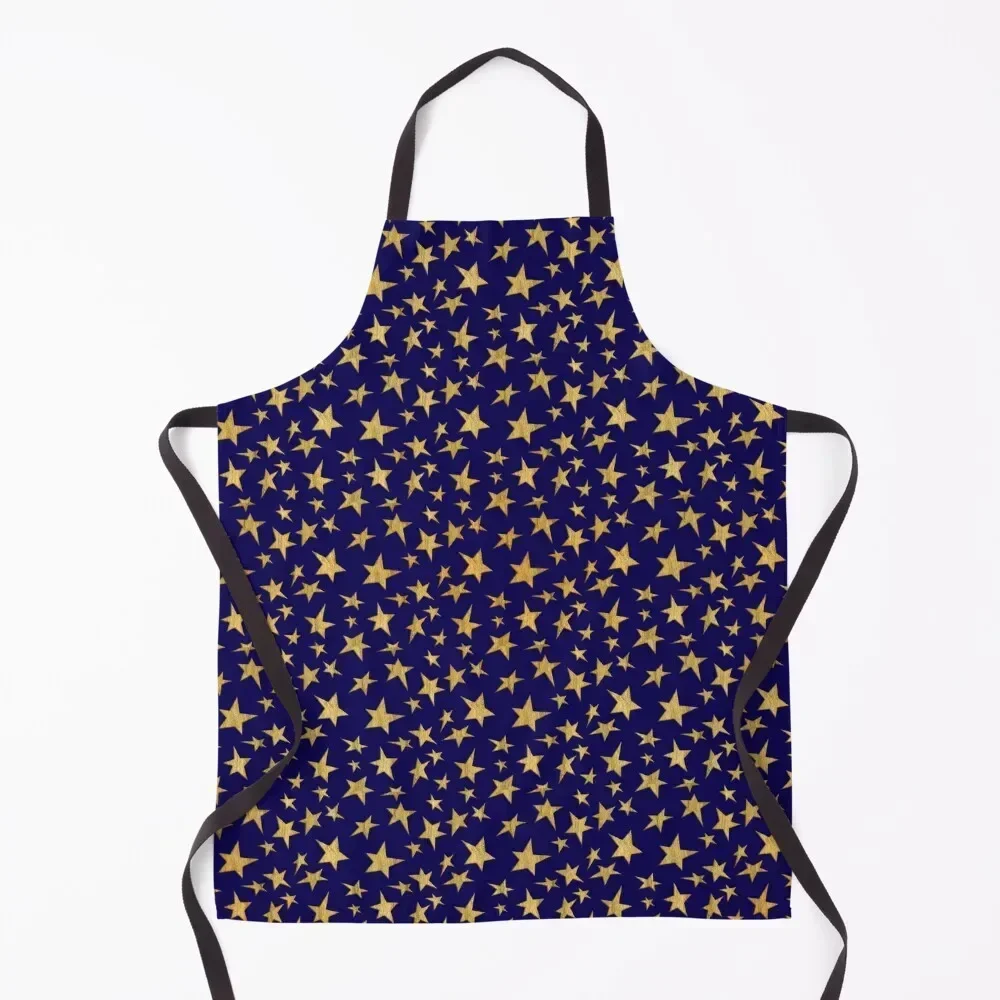 Starry Sky - Christmas Golden Stars pattern Apron Kitchen Front Kitchen Women Barber custom women's kitchen Apron
Starry Sky - Christmas Golden Stars pattern Apron Kitchen Front Kitchen Women Barber custom women's kitchen Apron