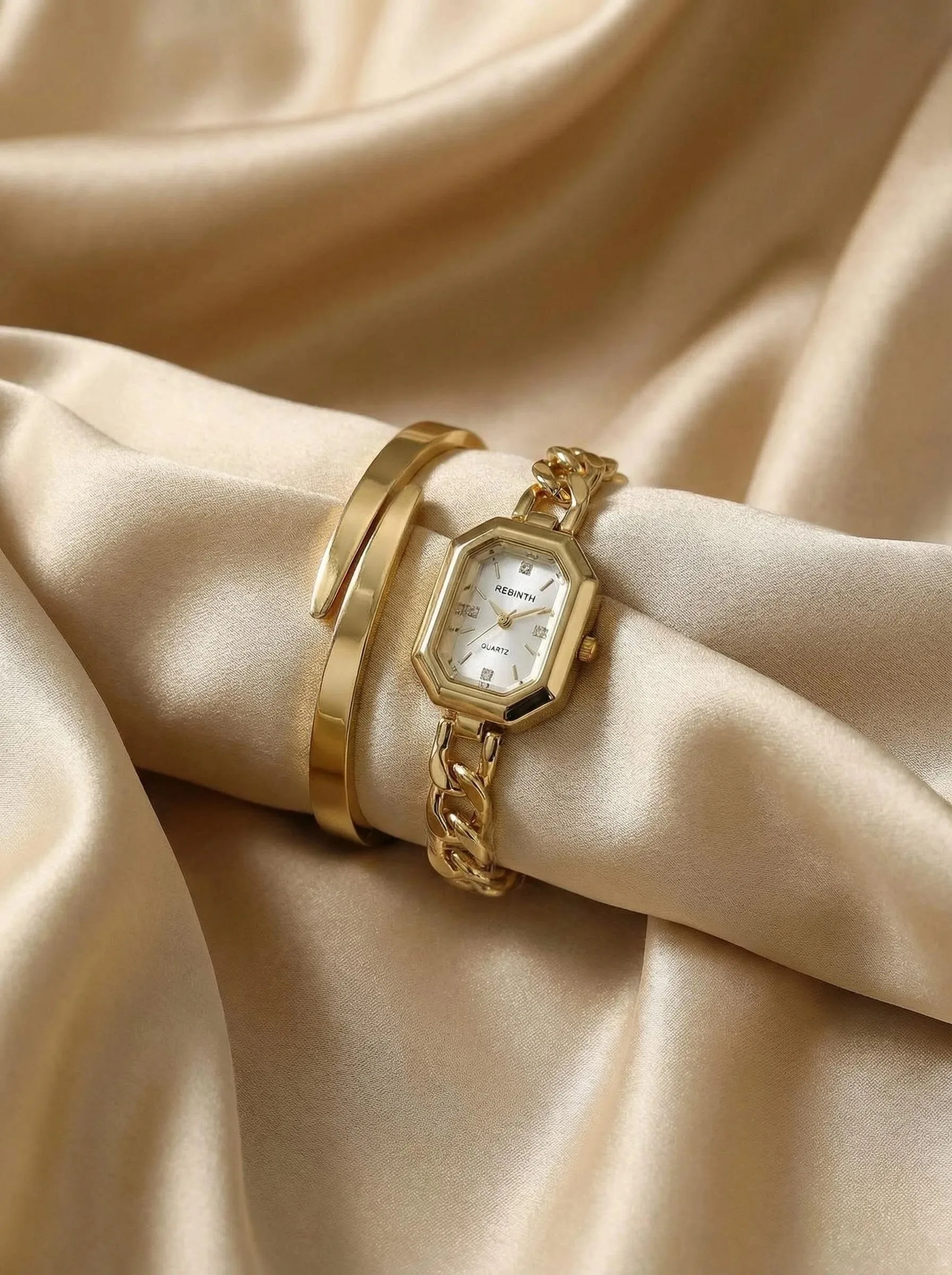 2-Piece Set of Casual, Fashionable, Versatile and Simple Bracelets and Watches
2-Piece Set of Casual, Fashionable, Versatile and Simple Bracelets and Watches