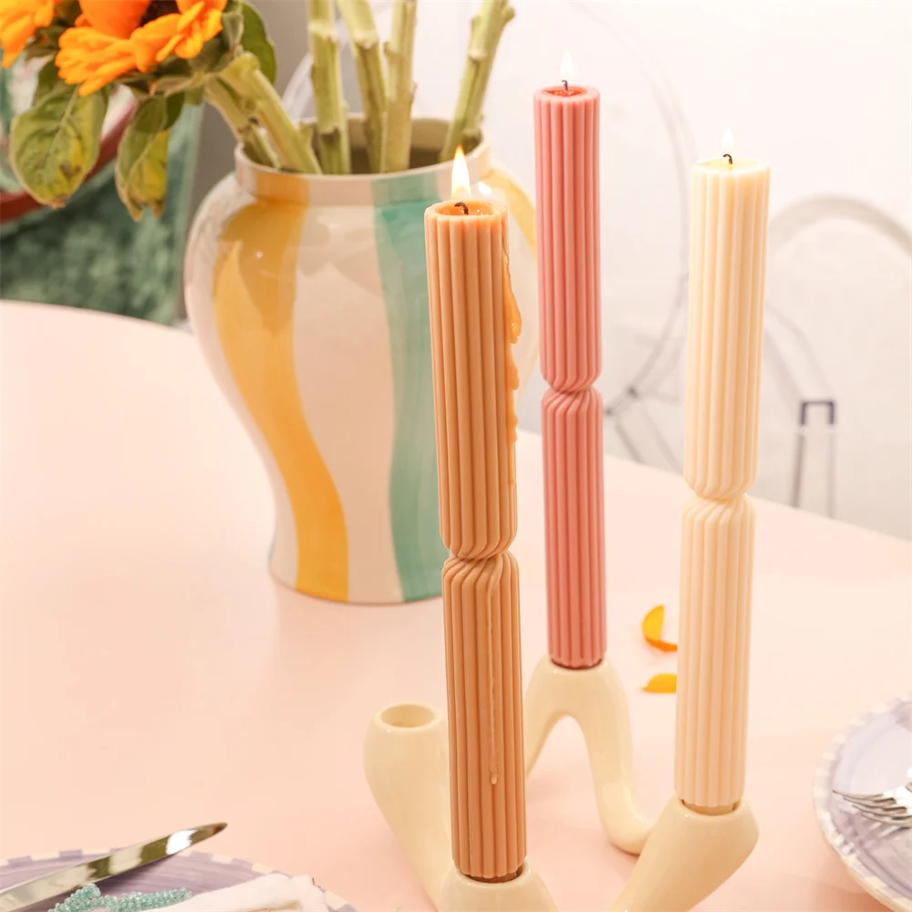 Pillar Silicone Molds for Candles DIY Aromatic Taper Candle Molds for Candle Making Home Room Decoration
Pillar Silicone Molds for Candles DIY Aromatic Taper Candle Molds for Candle Making Home Room Decoration
