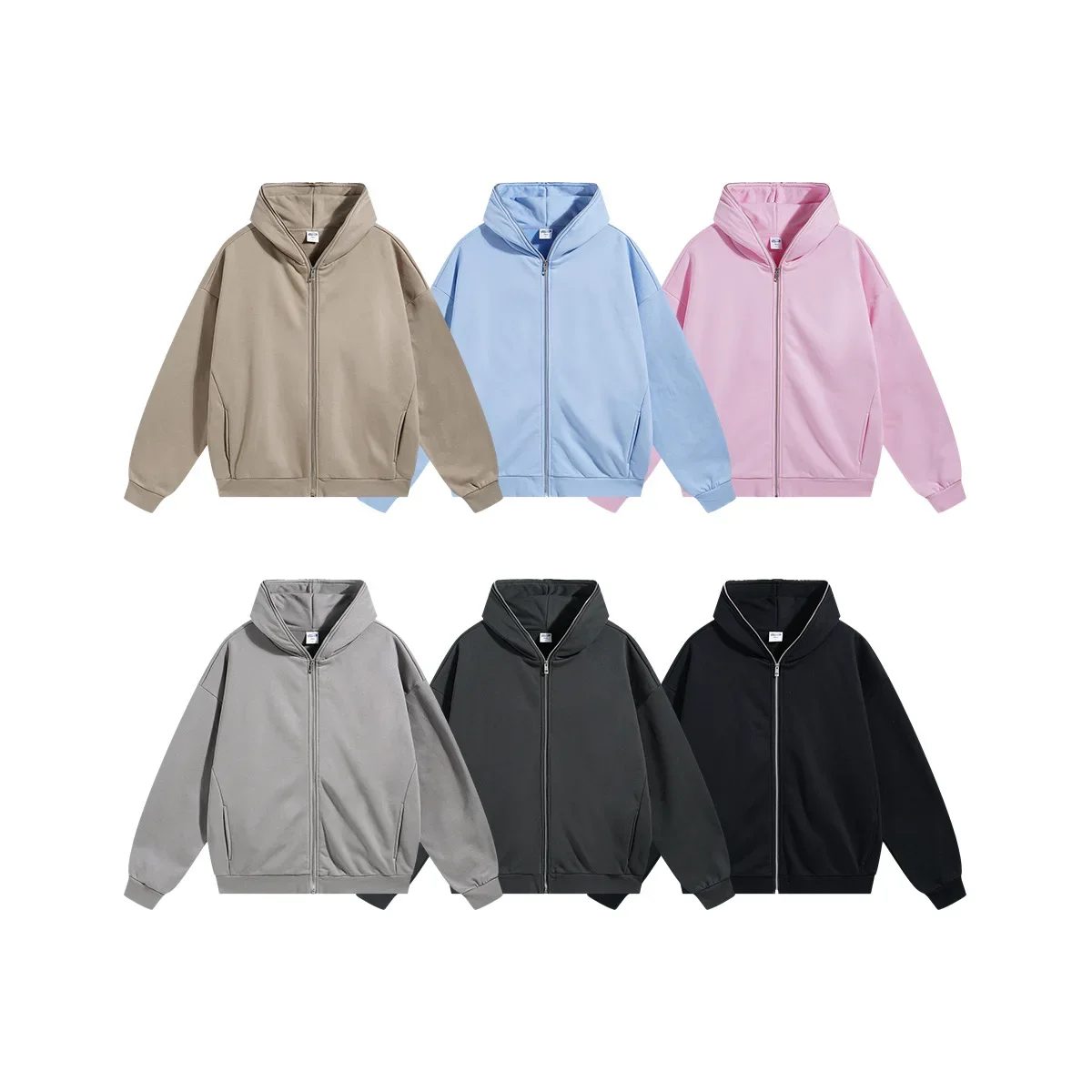 Autumn and Winter New Product Fleece Thickened 430g Zipper Hat Men's Sweater Street Trendy Brand Hooded Cardigan Jacket
Autumn and Winter New Product Fleece Thickened 430g Zipper Hat Men's Sweater Street Trendy Brand Hooded Cardigan Jacket