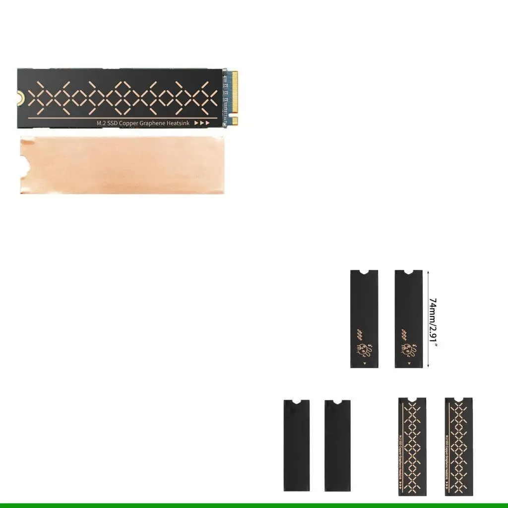 U55C 2Pcs M.2 Heatsink SSD Coolers Laptop Memory SSD Cooling M.2 SSD Coolers Memory
U55C 2Pcs M.2 Heatsink SSD Coolers Laptop Memory SSD Cooling M.2 SSD Coolers Memory