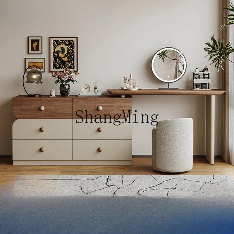 FG good-looking medieval style cream solid wood cosmetic table modern bedroom simple chest bay window retro bedside walnut
FG good-looking medieval style cream solid wood cosmetic table modern bedroom simple chest bay window retro bedside walnut