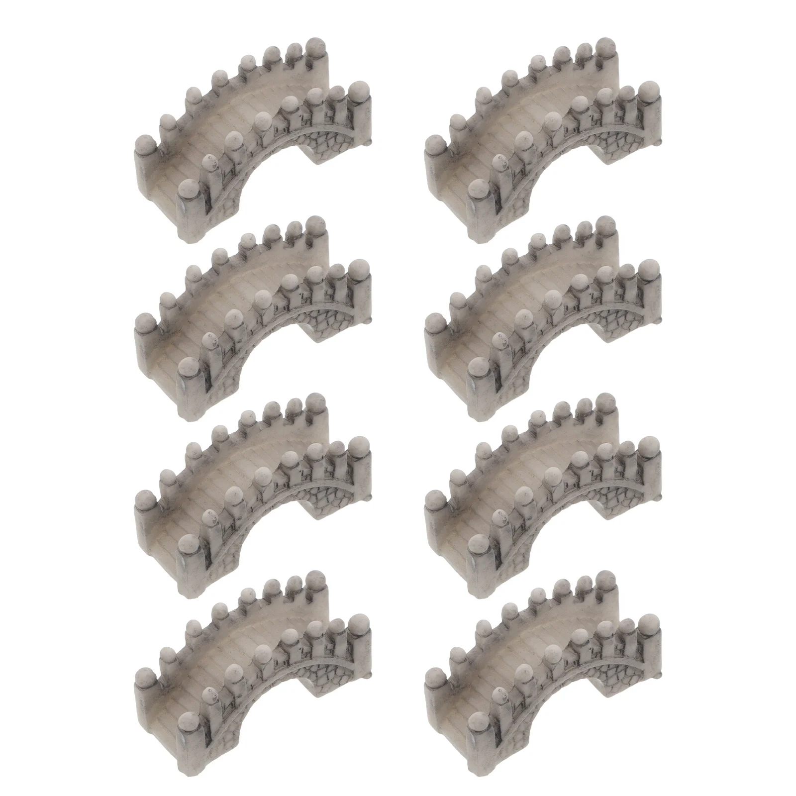 8Pcs Micro Landscape Resin Bridge Miniature Chinese Arch Bridge Garden Decoration Bonsai Terrarium Fairy Garden Accessories
8Pcs Micro Landscape Resin Bridge Miniature Chinese Arch Bridge Garden Decoration Bonsai Terrarium Fairy Garden Accessories