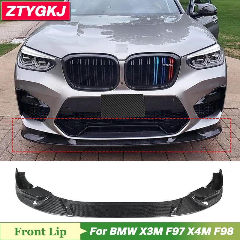 3D Style High Quality Carbon Fiber Front Bumper Lip Trims For BMW X3M F97 X4M F98 Tuning 2019-2021
3D Style High Quality Carbon Fiber Front Bumper Lip Trims For BMW X3M F97 X4M F98 Tuning 2019-2021