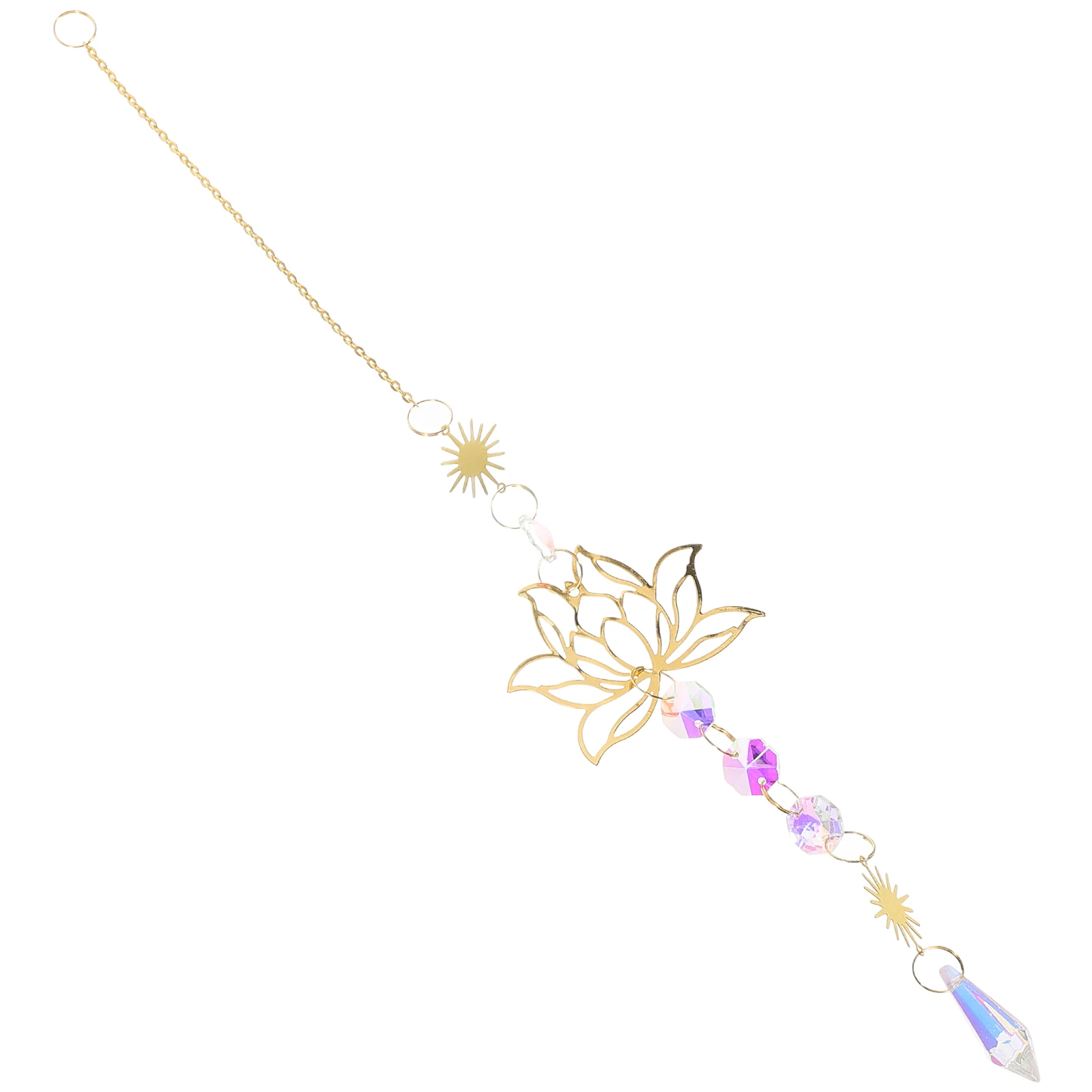Golden Lotus Crystal Sun Catcher Decorative Hanging Ornament Indoor Garden Outdoor Window Prism Pendant Sparkling Flower Charm
Golden Lotus Crystal Sun Catcher Decorative Hanging Ornament Indoor Garden Outdoor Window Prism Pendant Sparkling Flower Charm