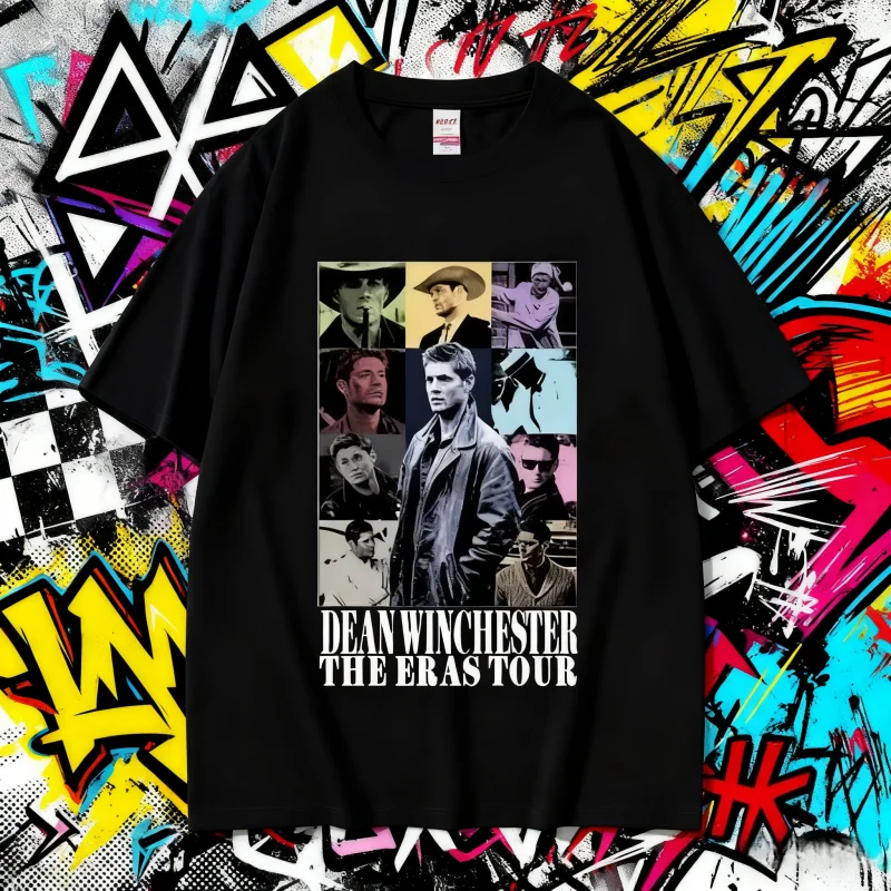 2025 Summe Dean Winchester Supernatural The Erass Tour Graphic T Shirt Men's Retro High Quality 100% Pure Cotton Printed T-shirt
2025 Summe Dean Winchester Supernatural The Erass Tour Graphic T Shirt Men's Retro High Quality 100% Pure Cotton Printed T-shirt
