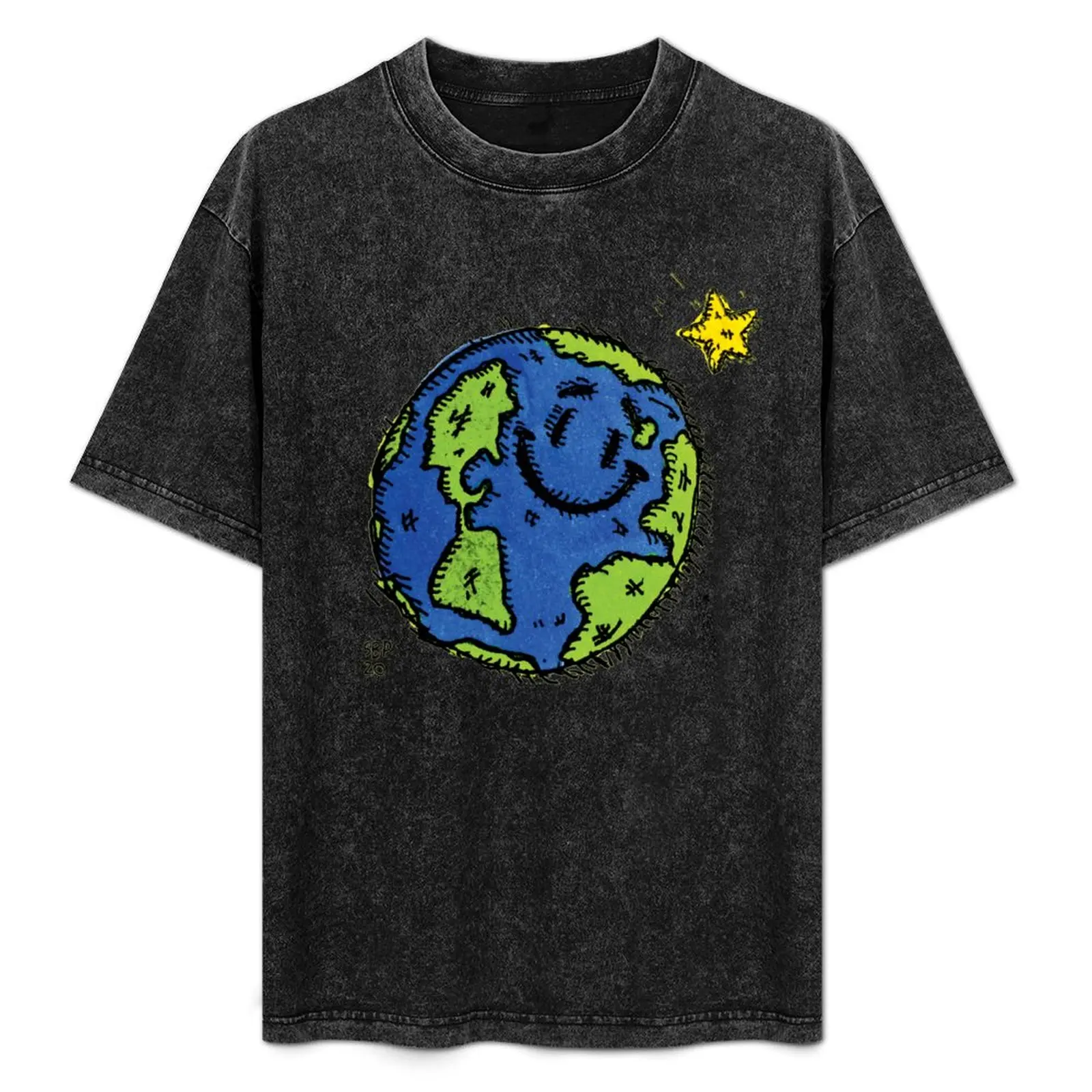 SMILING EARTH T-Shirt Trendy Pattern T-Shirt for Men
SMILING EARTH T-Shirt Trendy Pattern T-Shirt for Men