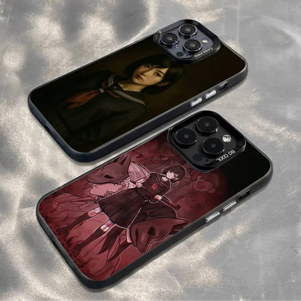 S-Silent Hill F Horro Hinako Phone Case For iPhone17,16,15,14,13,12,11,Mini,Pro,MAX,plus,Black Matte Shockproof Cover 
S-Silent Hill F Horro Hinako Phone Case For iPhone17,16,15,14,13,12,11,Mini,Pro,MAX,plus,Black Matte Shockproof Cover