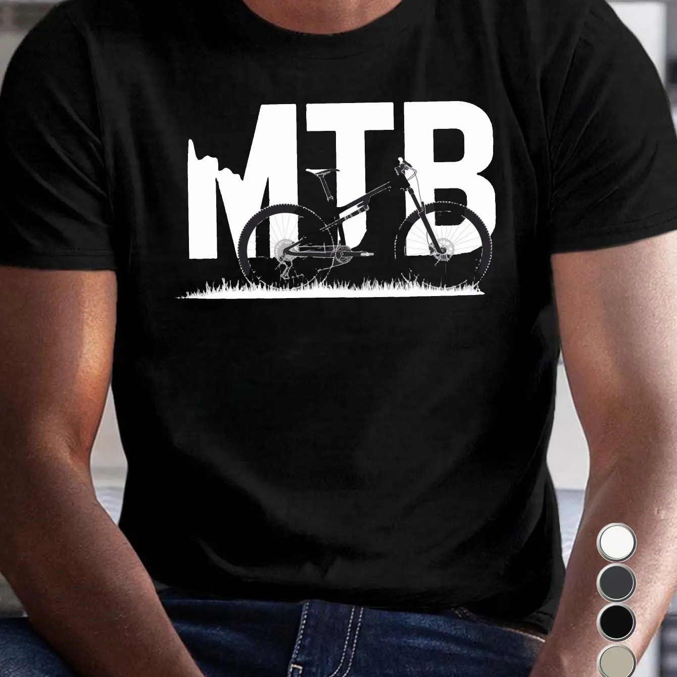 Men's Mountain Bike Pattern T-Shirt - Sweat-wicking Cycling Lovers Casual Short Sleeve Shirt
Men's Mountain Bike Pattern T-Shirt - Sweat-wicking Cycling Lovers Casual Short Sleeve Shirt
