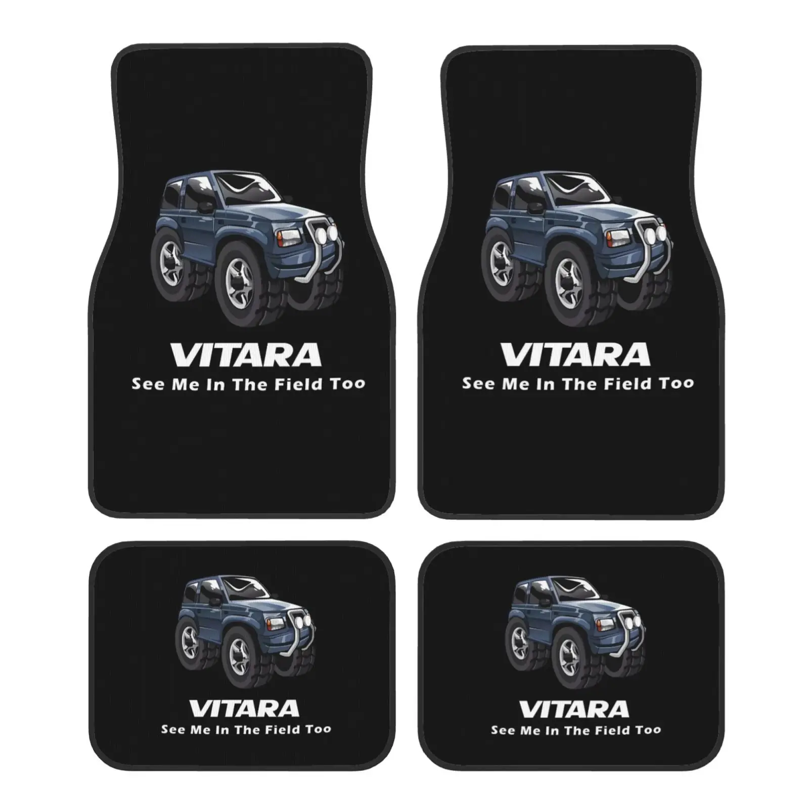Vitara Print Pattern Car Floor Mats Set of 4 Pcs Anti Slip Front and Rear Foot Mats Universal Auto Accessories for Car SUV Van
Vitara Print Pattern Car Floor Mats Set of 4 Pcs Anti Slip Front and Rear Foot Mats Universal Auto Accessories for Car SUV Van
