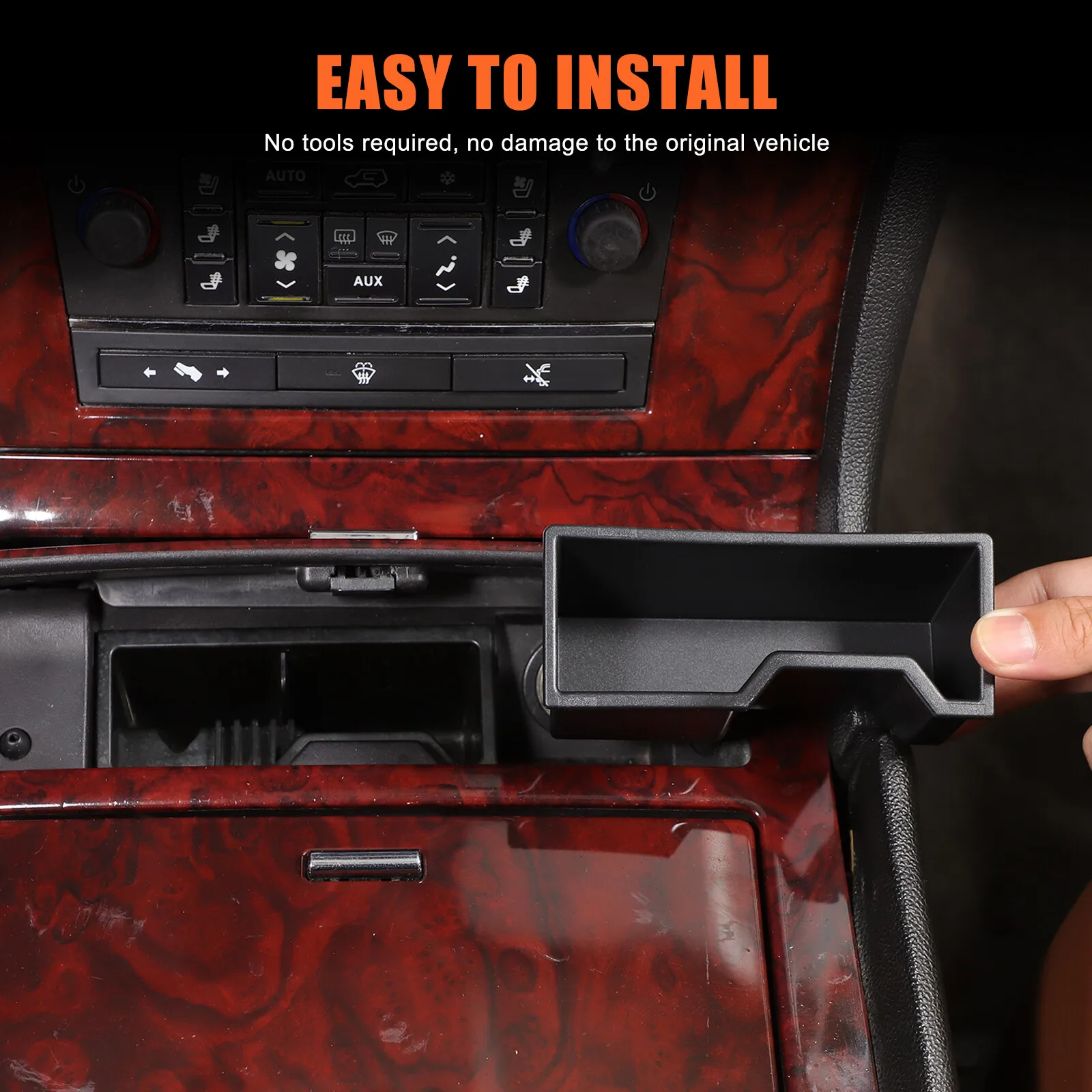 Car Central Console Cigarette Lighter Storage Box For Cadillac Escalade 2007-2014 Steering Wheel Side Drawer Storage Coin Tray
Car Central Console Cigarette Lighter Storage Box For Cadillac Escalade 2007-2014 Steering Wheel Side Drawer Storage Coin Tray