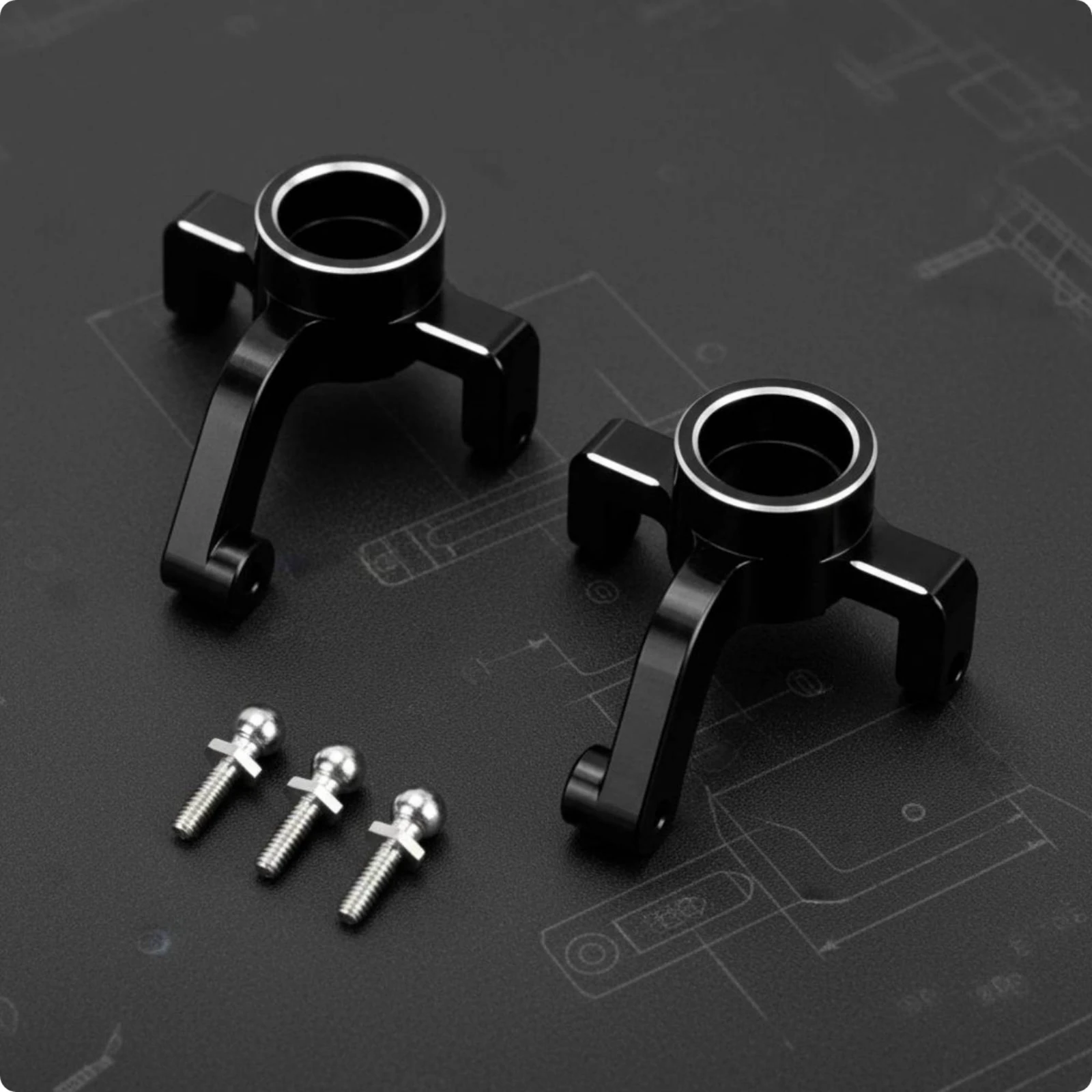 2 Pieces Micro RC Steering Cup Upgrade Part Front Steering Knuckle RC Front Knuckle Set CNC Machined Caster Block
2 Pieces Micro RC Steering Cup Upgrade Part Front Steering Knuckle RC Front Knuckle Set CNC Machined Caster Block