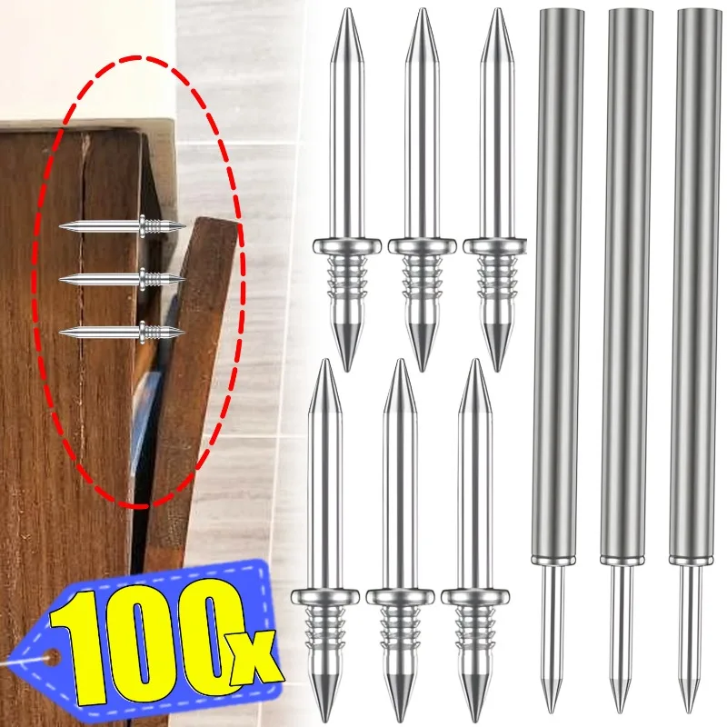 Seamless Skirting Nail Double Headed Nails Wooden Furniture Invisible Installation Screw with Sleeve Rust-Proof No Trace Fixator
Seamless Skirting Nail Double Headed Nails Wooden Furniture Invisible Installation Screw with Sleeve Rust-Proof No Trace Fixator
