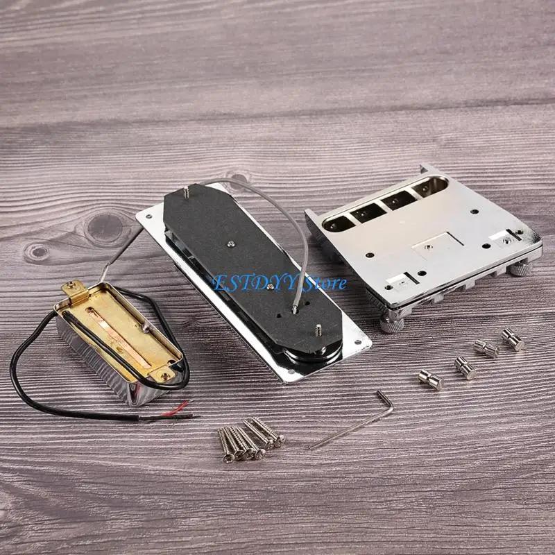 G6DE Electric Bass Neck Bridge & Pickup Replacement Accessory Easy to Install
G6DE Electric Bass Neck Bridge & Pickup Replacement Accessory Easy to Install