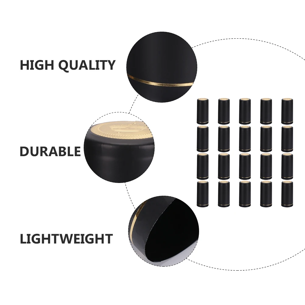 100pcs Red Wine Bottle Sealing Capsules Heat Shrink Black For Wine Preservation Bar Decor Accessories Kitchen Bar Tools
100pcs Red Wine Bottle Sealing Capsules Heat Shrink Black For Wine Preservation Bar Decor Accessories Kitchen Bar Tools