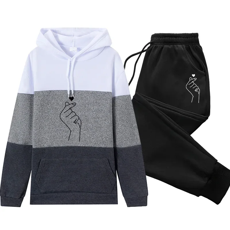 Quality Women's Tracksuit Casual Autumn Winter Color Block Women Jogging Daily Single Piece Sweatshirt Sweatpant Pullover Hooded
Quality Women's Tracksuit Casual Autumn Winter Color Block Women Jogging Daily Single Piece Sweatshirt Sweatpant Pullover Hooded