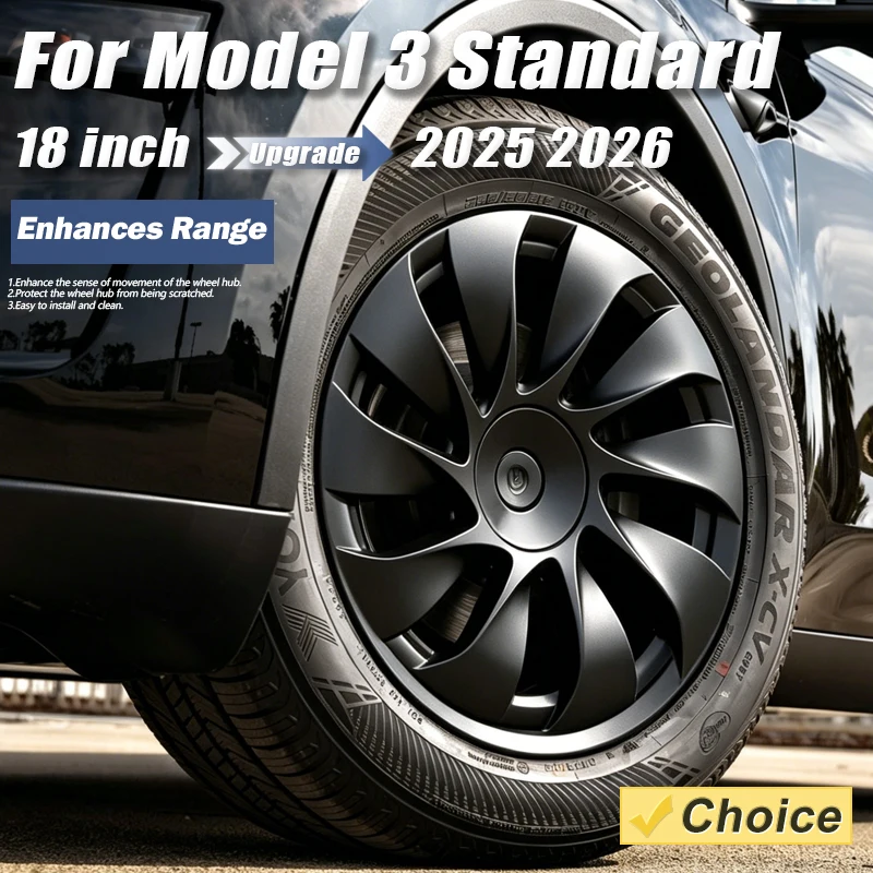 4PCS 18 Inch Hubcap for Tesla Model 3 Standard Prismat Wheel Parts Performance Full Rim Replacement Wheel Cover Accessories 2026
4PCS 18 Inch Hubcap for Tesla Model 3 Standard Prismat Wheel Parts Performance Full Rim Replacement Wheel Cover Accessories 2026
