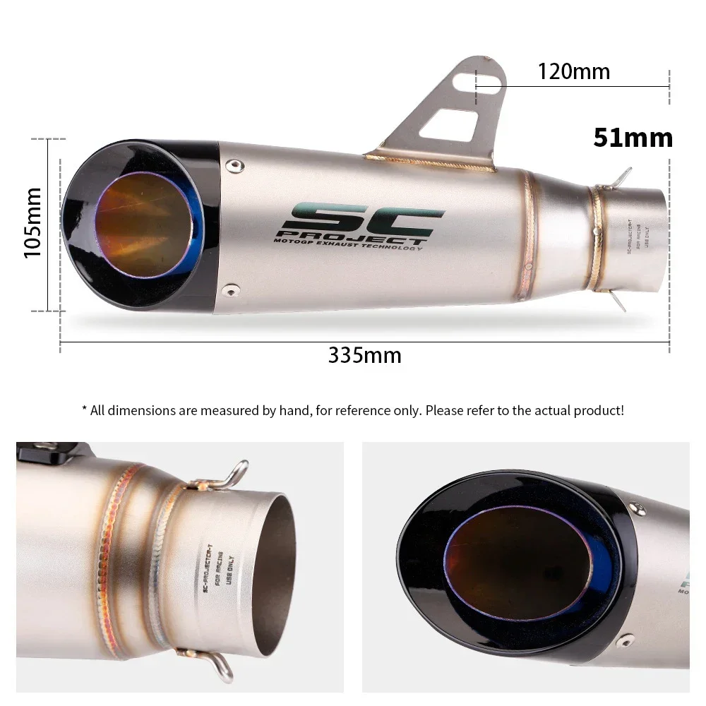 Для Kawasaki Ninja Z900 Honda CB650R Yamaha R3 51 мм мотоциклетный глушитель, труба Escape, длина 335 мм 
Для Kawasaki Ninja Z900 Honda CB650R Yamaha R3 51 мм мотоциклетный глушитель, труба Escape, длина 335 мм