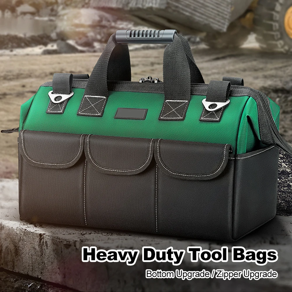 16inch Tool Bag Heavy Duty Tool Bags 600D Oxford Cloth Wide Mouth Electrician Tool Bag Organizer 14 Pockets Waterproof Tool Bag
16inch Tool Bag Heavy Duty Tool Bags 600D Oxford Cloth Wide Mouth Electrician Tool Bag Organizer 14 Pockets Waterproof Tool Bag