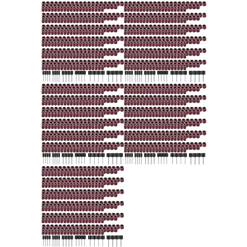 LLCS-1920 Pieces Drum Sander Set Including 360 Pieces Nail Sanding Band Sleeves And 24 Pieces Drum Mandrels For Rotary Tool
LLCS-1920 Pieces Drum Sander Set Including 360 Pieces Nail Sanding Band Sleeves And 24 Pieces Drum Mandrels For Rotary Tool